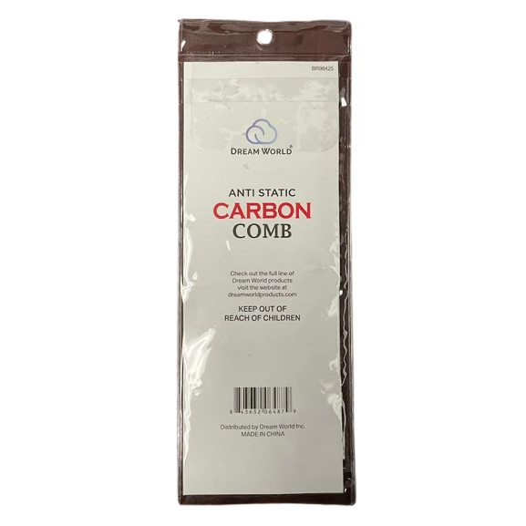 Dream World BR98425 Anti Static Carbon Comb Red