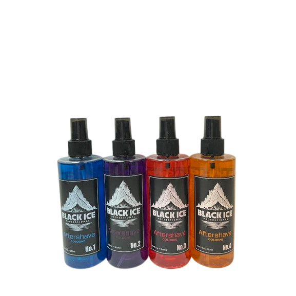 Black Ice Professional Aftershave Cologne No. 1-4 8.45fl oz