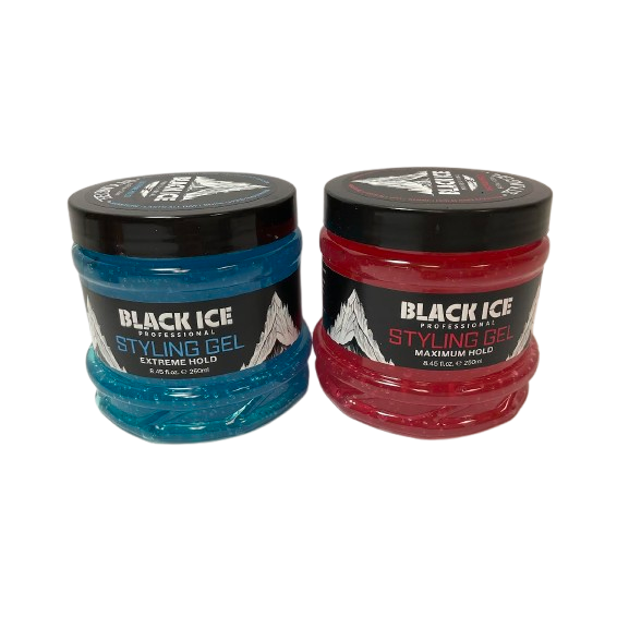 Black Ice Styling Gel Maximum \ Extreme Hold 8.45fl oz