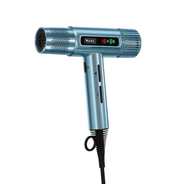 Wahl 3028566 Vanquish Cool Blue Digital Motor Hair Dryer