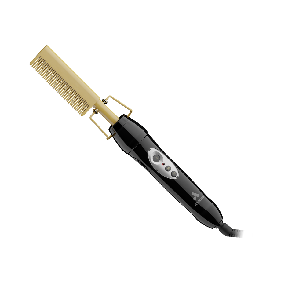 Andis 38335 At-Home High Heat Gold Ceramic Press Comb