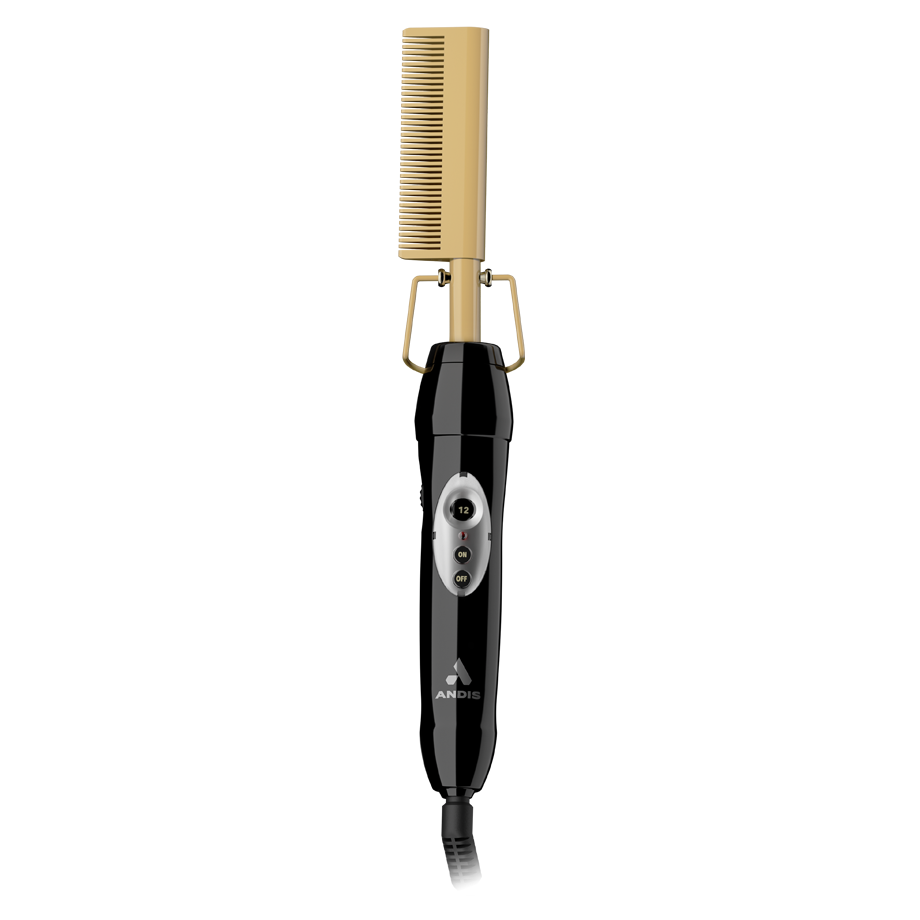 Andis 38335 At-Home High Heat Gold Ceramic Press Comb