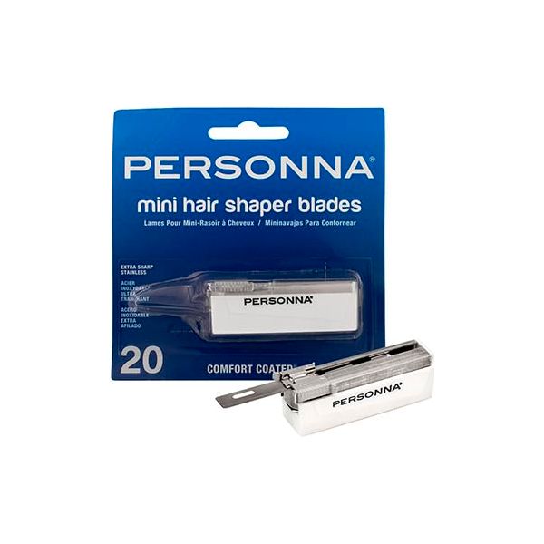 Personna Mini Hair Shaper Blade 20 Pack Dispenser