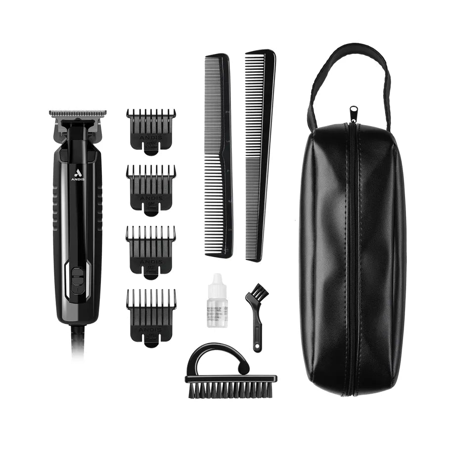 Andis #561989 Headliner 3 Corded Trimmer Detailing & Dry Shave 11-Piece Kit