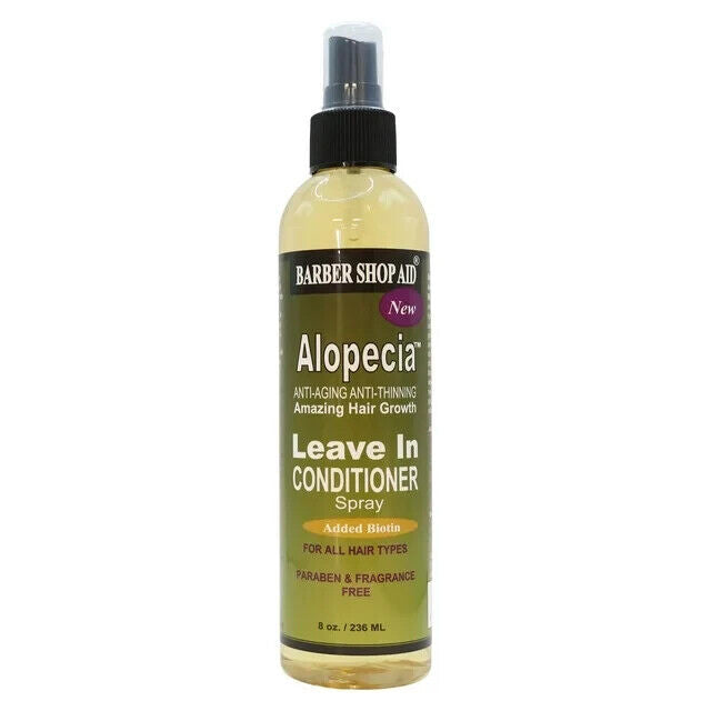 Barber Shop Aid Amazing Hair Growth Leave In Conditioner Spray 8oz