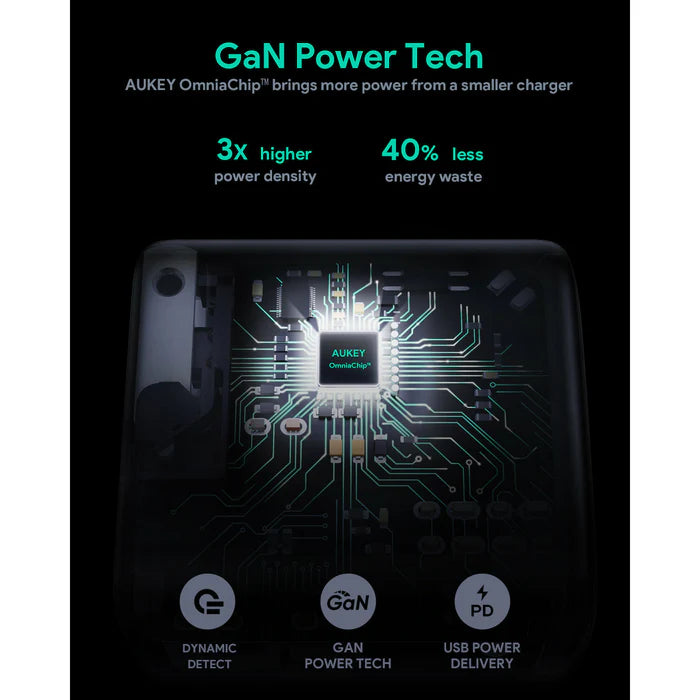Aukey PA-B3 65W 2-Port PD Wall Charger