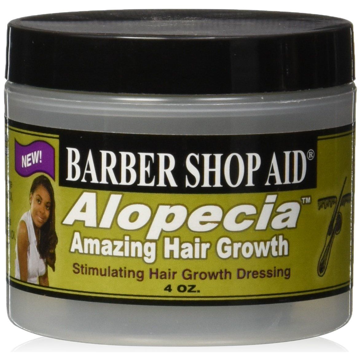 BARBER SHOP AID Alopecia 4 oz Amazing Hair Growth Stimulating Dressing