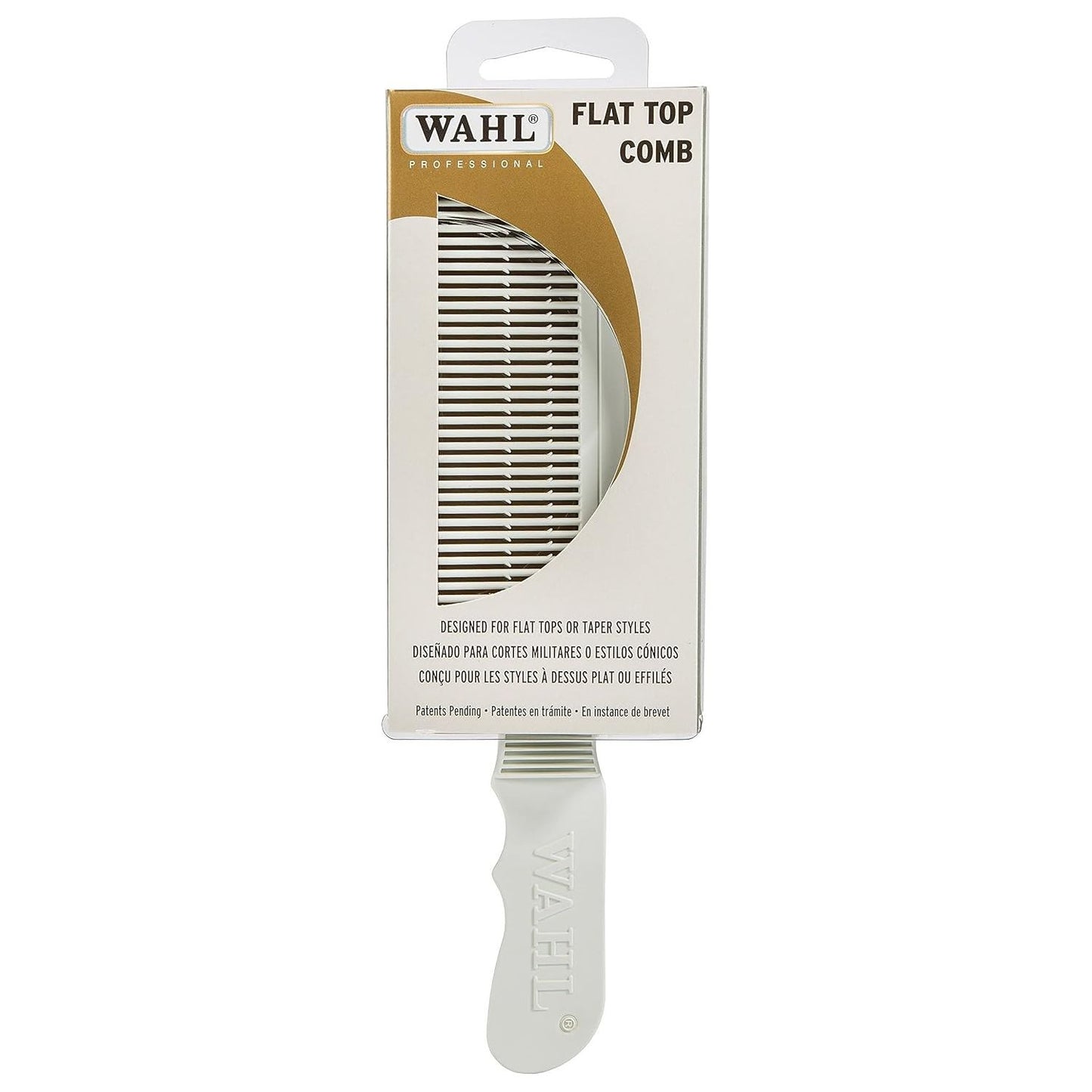 Wahl Professional Flat Top Comb Black #3329 or White #3329-100