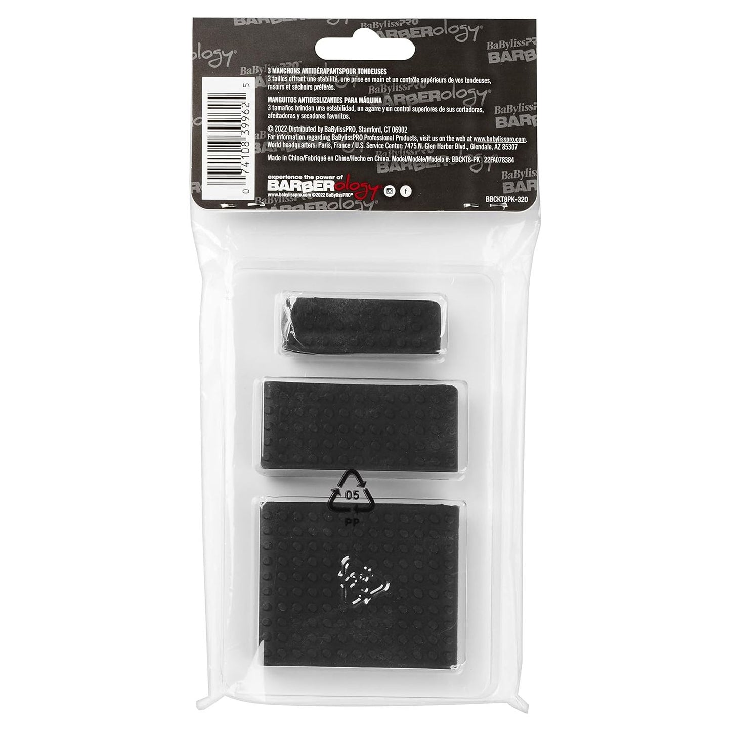 BaBylissPRO BBCKT8-PK Barberology Clipper Rubber Grips 3 Grips/Pieces