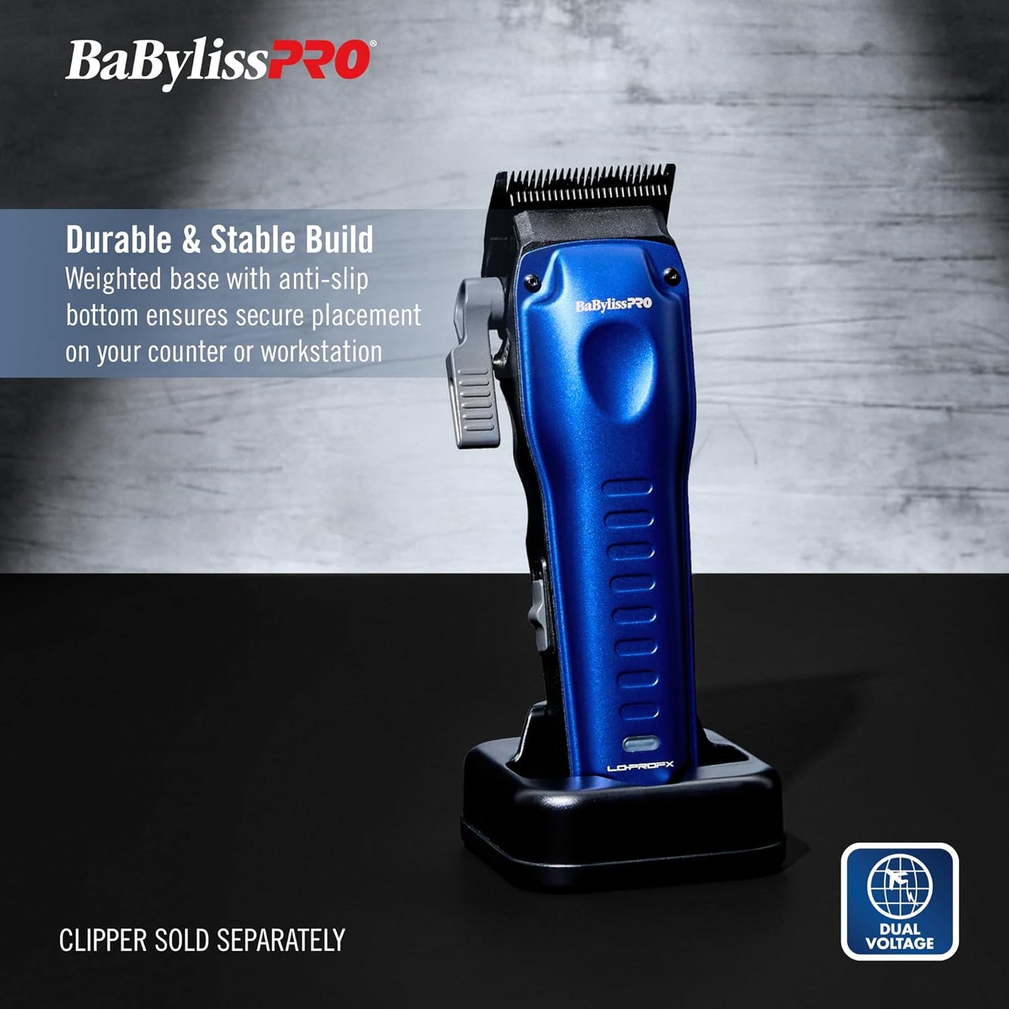 BaBylissPRO FXCLPB Lo-ProFX Compact Series 3-in-1 Charging Stand