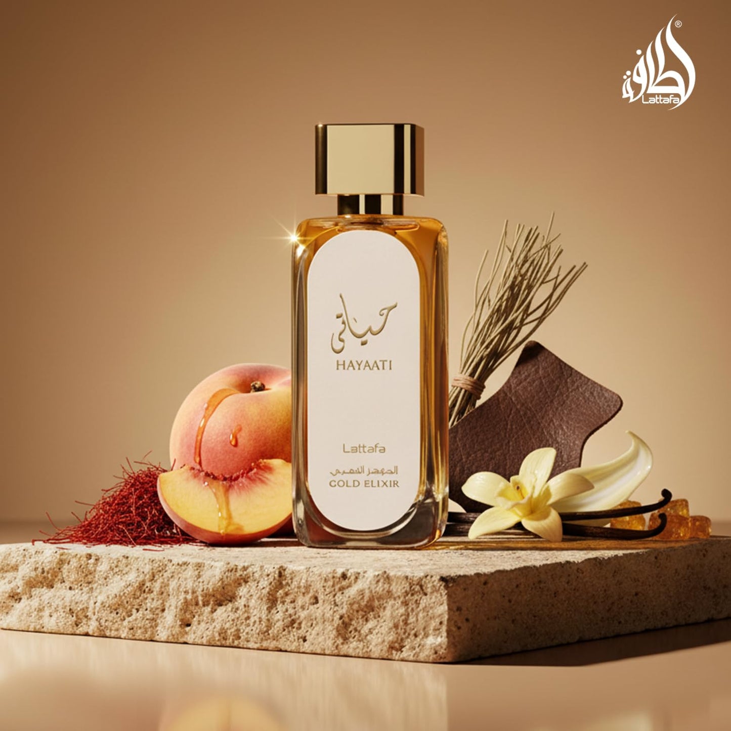 Lattafa Hayaati Eau De Parfum Gold Elixir 100ml 3.4fl oz