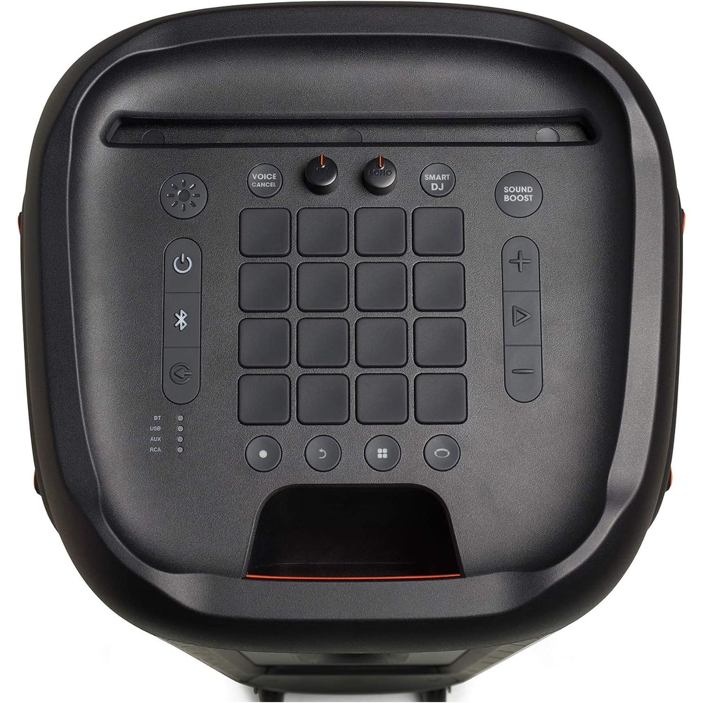 JBL PartyBox 1000 DJ Pad USB Playback TWS & RCA Concealed Wheels