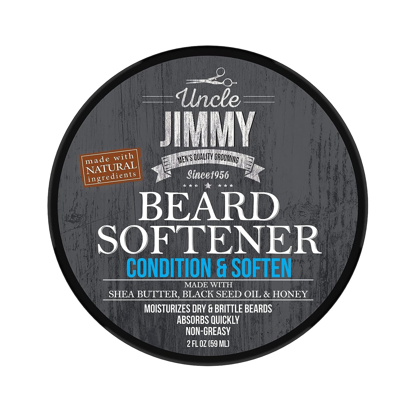Uncle Jimmy Beard Softener Condition & Soften Made With Natural Ingredients 2oz