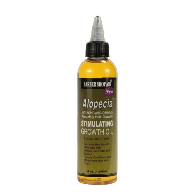 Barber Shop Aid Alopecia Anti Aging Anti Thinning Amazing Hair Growth Oil 4oz
