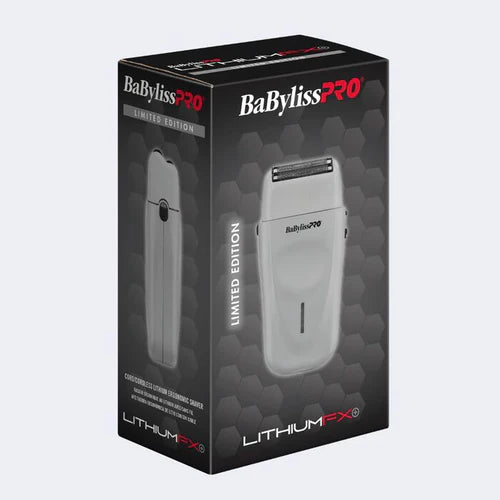 BaBylissPRO FXFS573GY LithiumFX+ Grey Cordless Double Foil Shaver