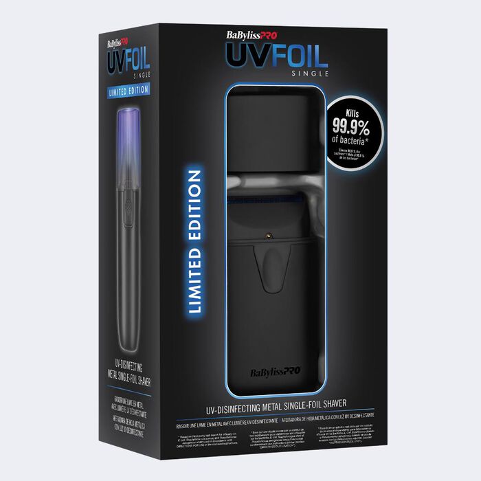 BaBylissPRO FXLFS1MB UVFoil Single-Foil Shaver Limited Edition Matte Black
