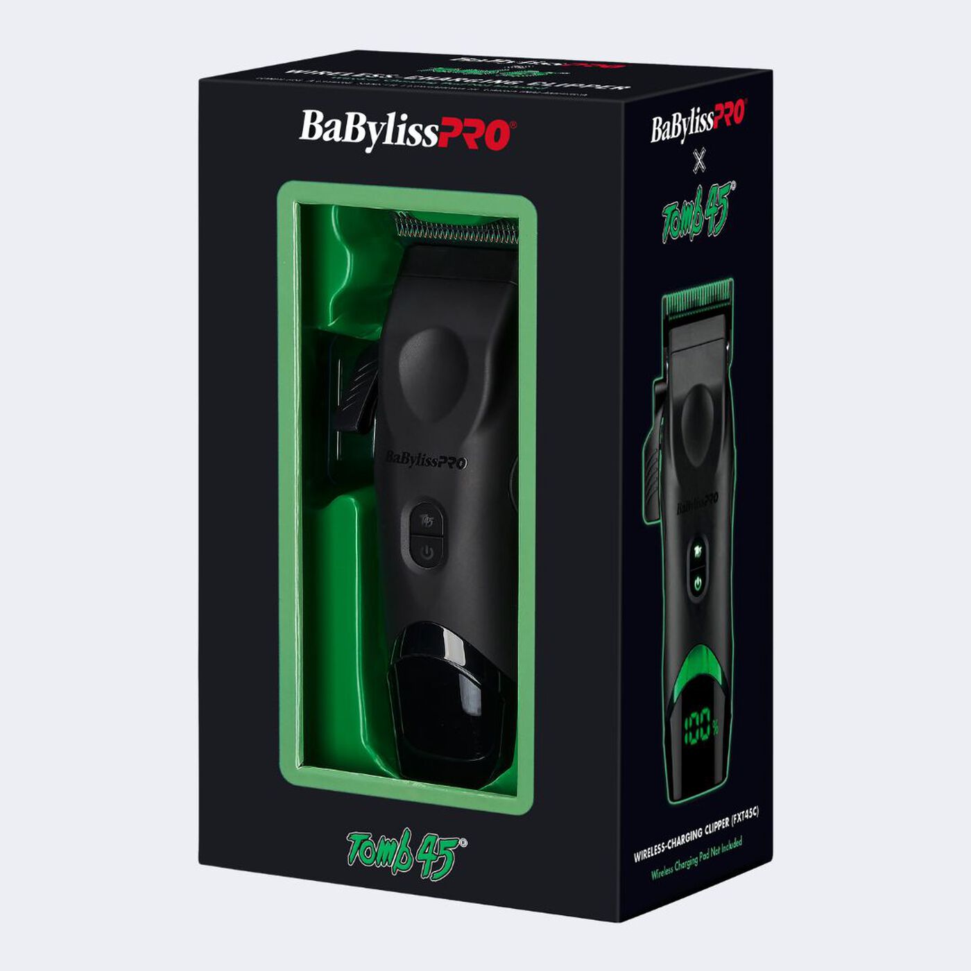 BaBylissPRO x Tomb45 FXT45C Wireless Charging Clipper