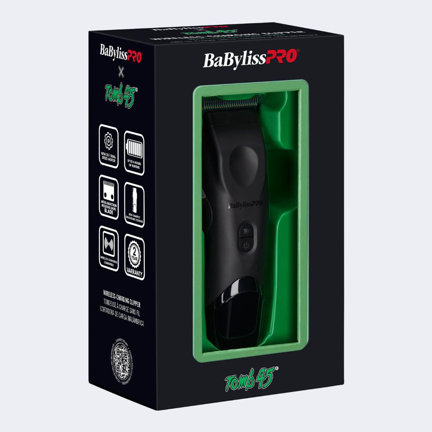 BaBylissPRO x Tomb45 FXT45C Wireless Charging Clipper