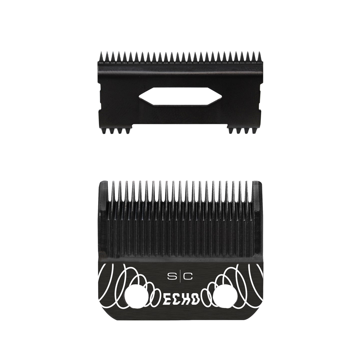 StyleCraft SC545BL ECHO Fixed DLC Hair Clipper Blade with DLC Deep Tooth Cutter Set