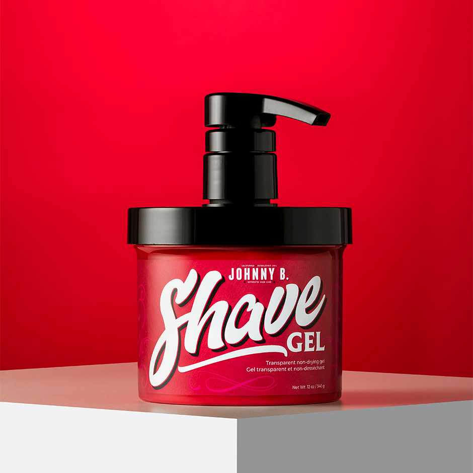Johnny B Shave Gel With Pump 12oz