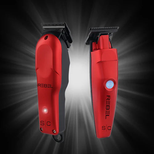StyleCraft SC203R Rebel Clipper & Trimmer Combo Red