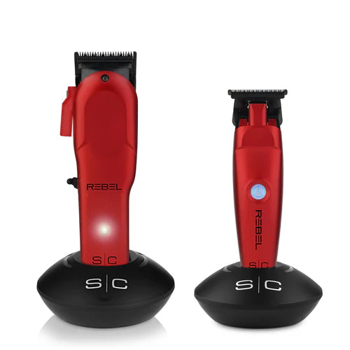StyleCraft SC203R Rebel Clipper & Trimmer Combo Red