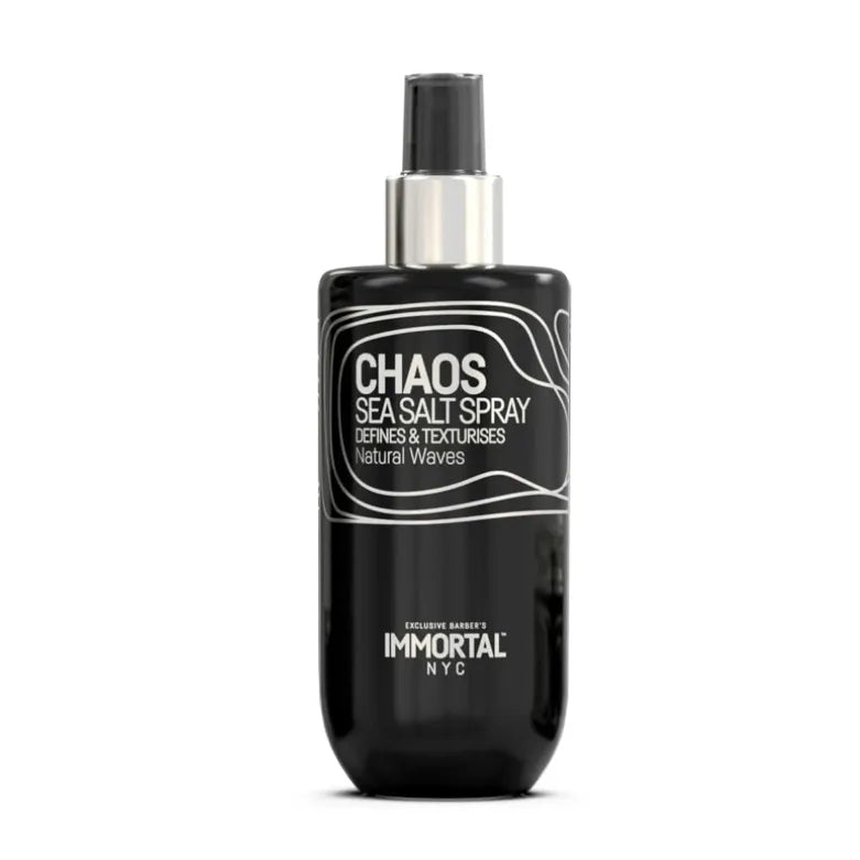 Immortal NYC Chaos Sea Salt Spray Defines & Texturizes Natural Waves 8.45fl oz