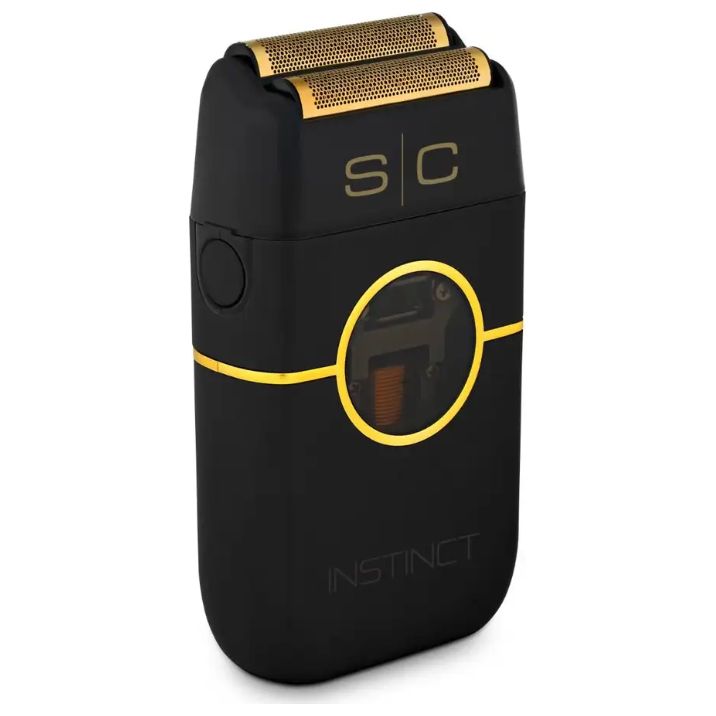 StyleCraft SC807B Instinct Metal Edition Double Foil Shaver Metal Housing Black