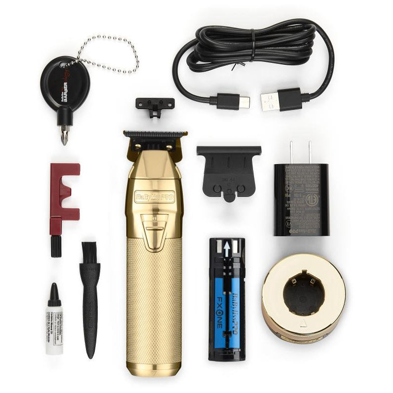BaBylissPRO GoldFX FXOne All-Metal Interchangeable-Battery Trimmer