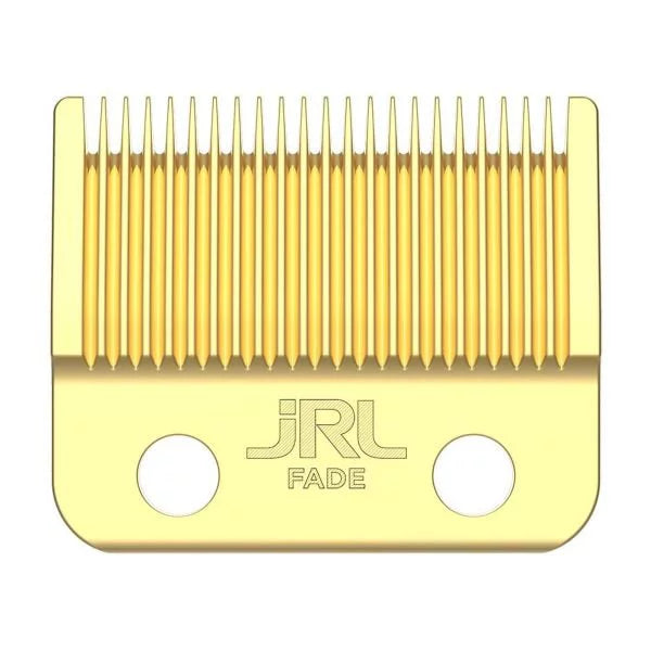 JRL #BF04G Ultra Cool Stainless Steel Fade Precision Clipper Blade Gold