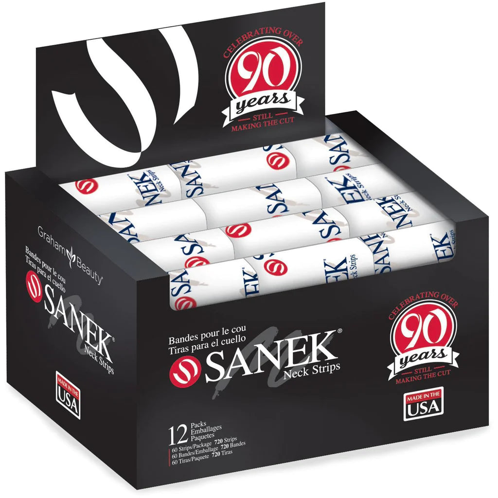 Sanek Neck Strips 12 Pack 60 Strips/Package - 720 Strips Total