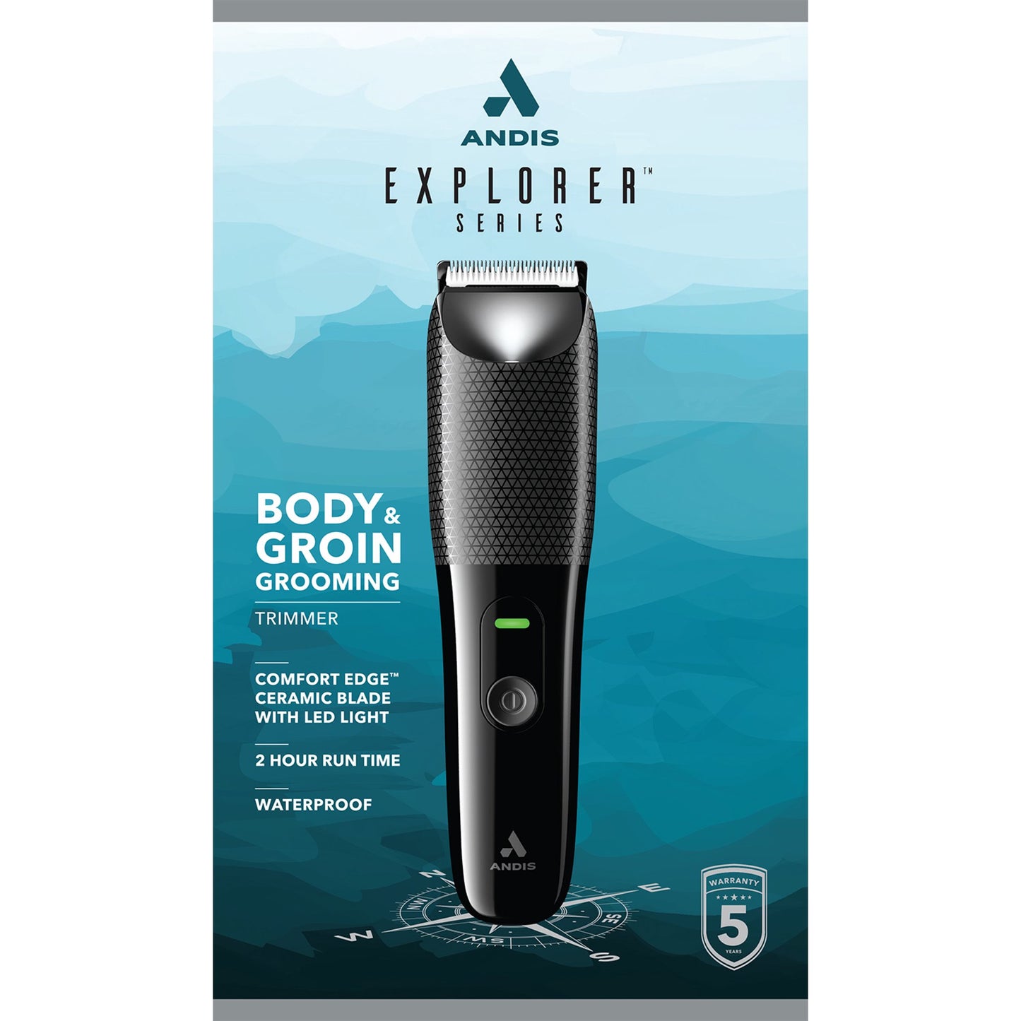 Andis 561088 Explorer Body & Groin Grooming Trimmer
