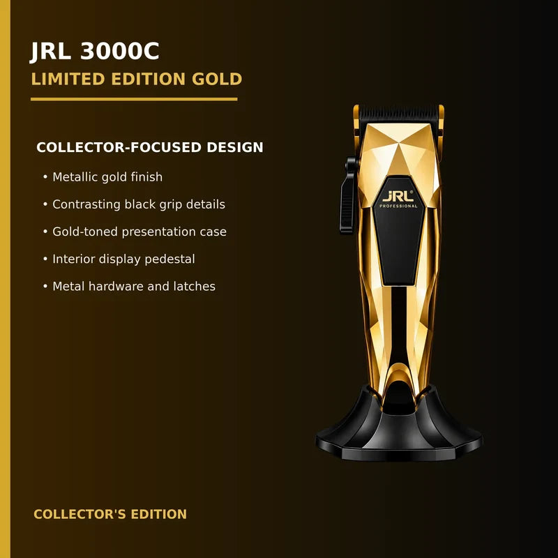 JRL Professional 3000CG-F Cordless Compact Clipper - Gold