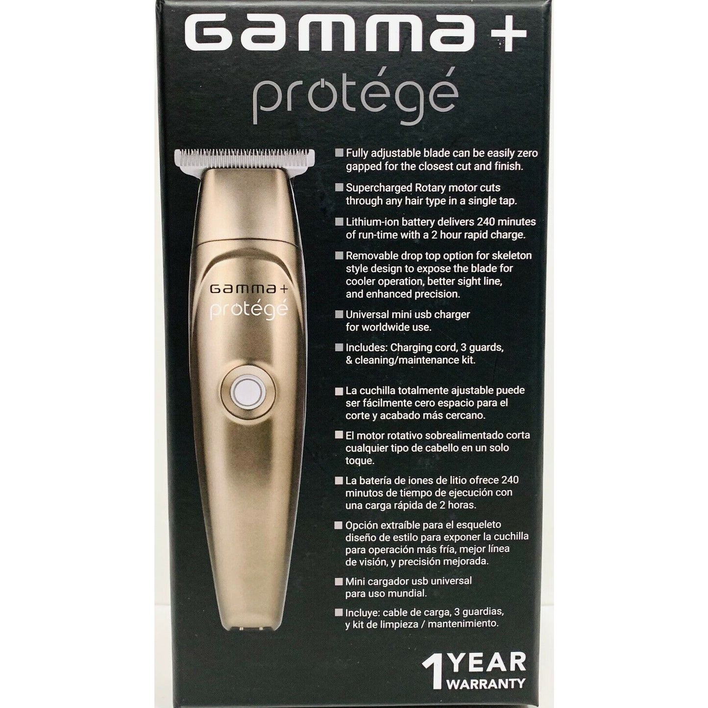 GAMMA+ PROTÉGÉ GP1HB Cordless Trimmer Skeleton Drop Top Option