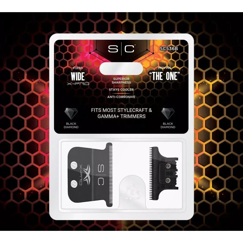 StyleCraft SC536B Self-Sharpening, Runs Cooler, Anti-Corrosive, Wide X-Pro