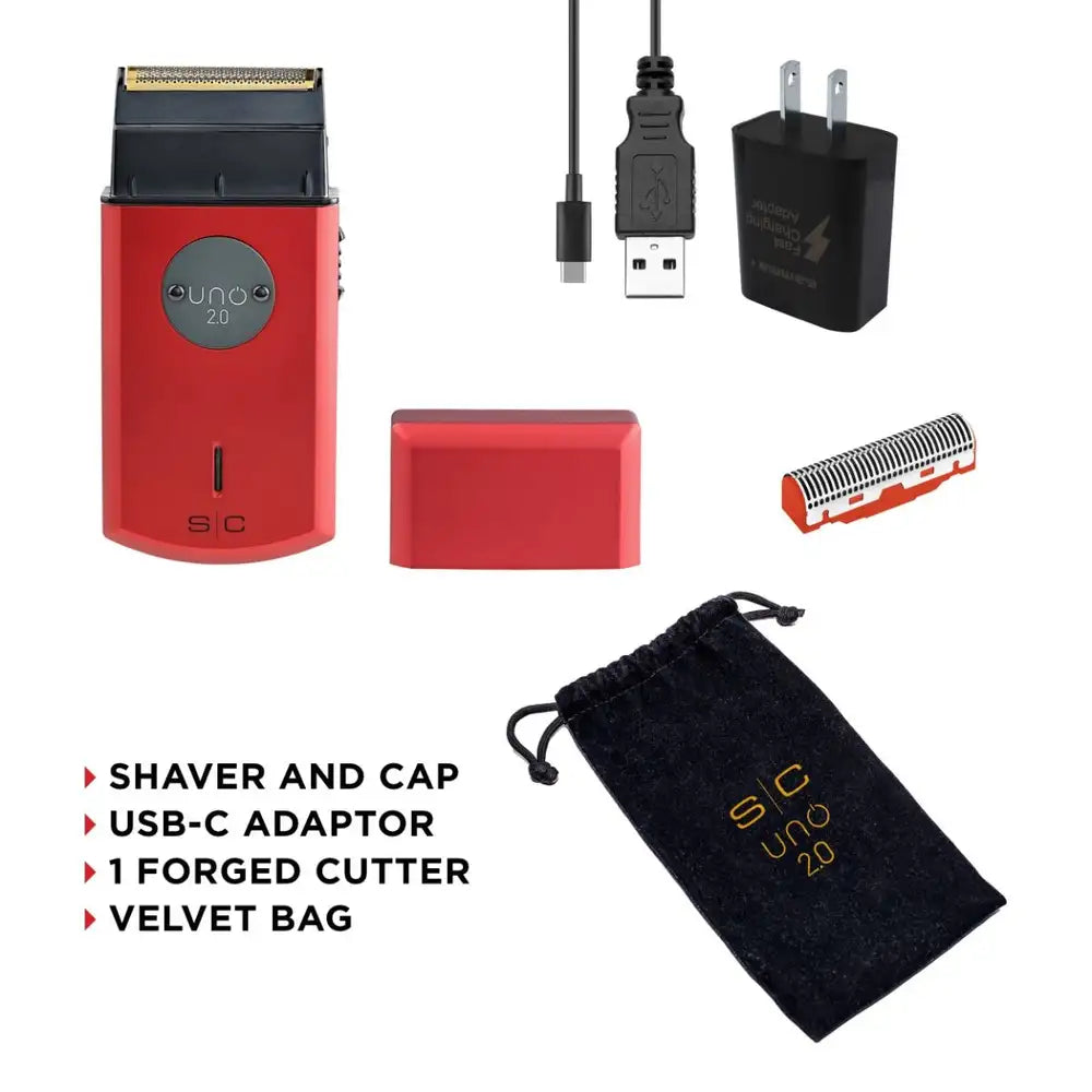 StyleCraft SC803R Uno 2.0 Single Foil Shaver with USB-C Charging