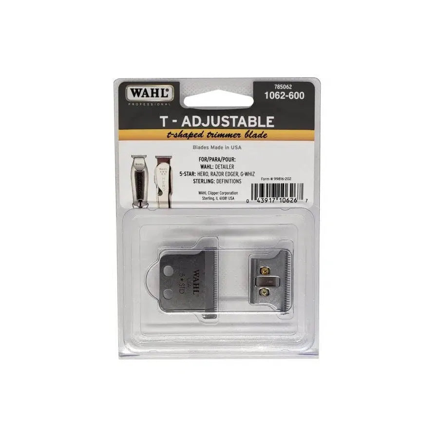 Wahl 1062-600 T-Adjustable T-Shaped Trimmer Blade For Detailer, Hero, Edger