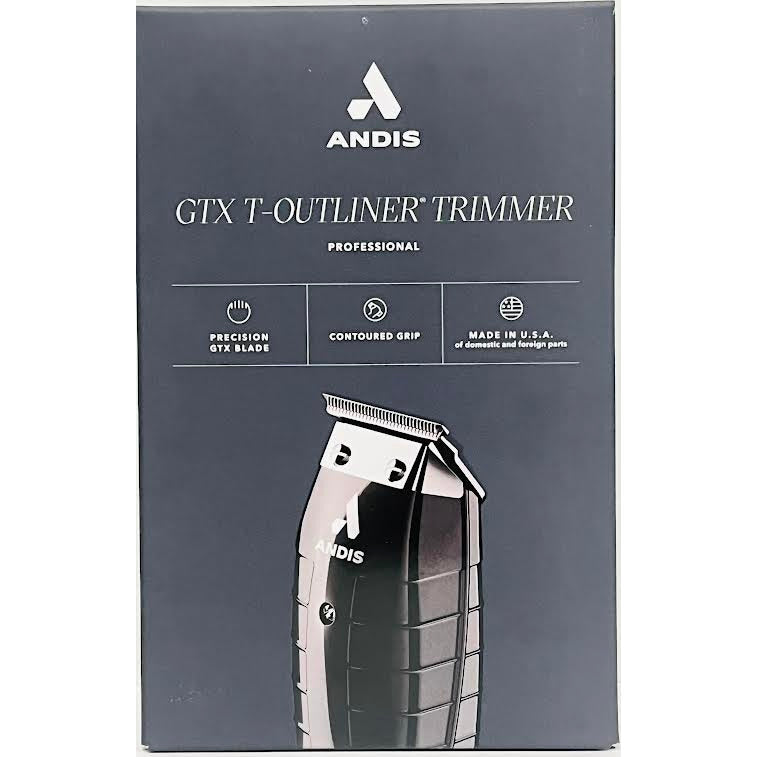 Andis #04785 GTX T-Outliner Trimmer Precision GTX Blade Contoured Grip 7200SPM