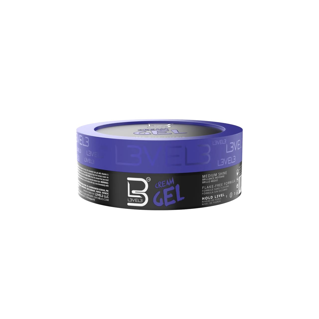 Level 3 Cream Gel Infused with Vitamin B5 Medium Hold 250/500/1000ml