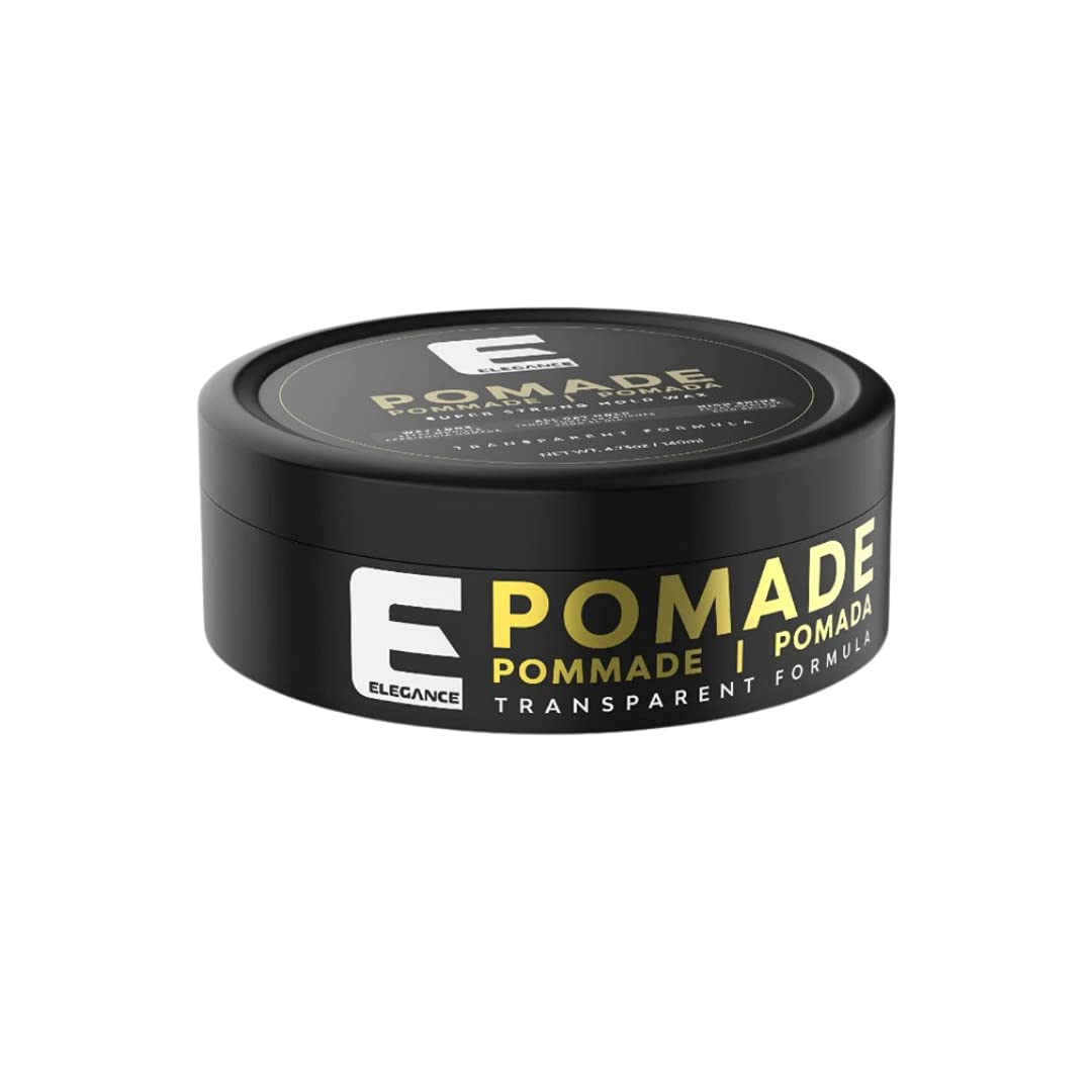 Elegance Transparent Formula Pomade Super Strong Hold Wax 4.73 OZ.