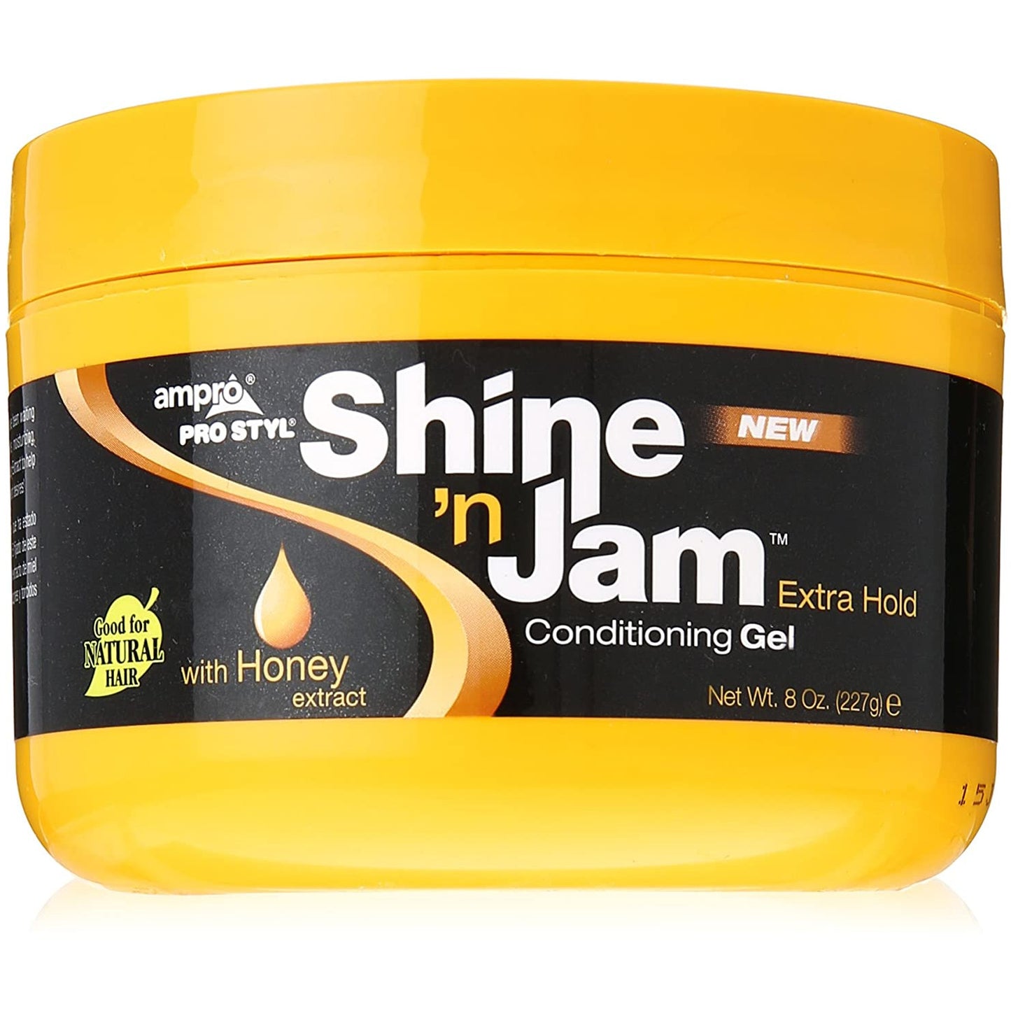 AMPRO PRO Shine 'n Jam Conditioner Gel Extra Hold 4/8/16oz Good for Natural Hair