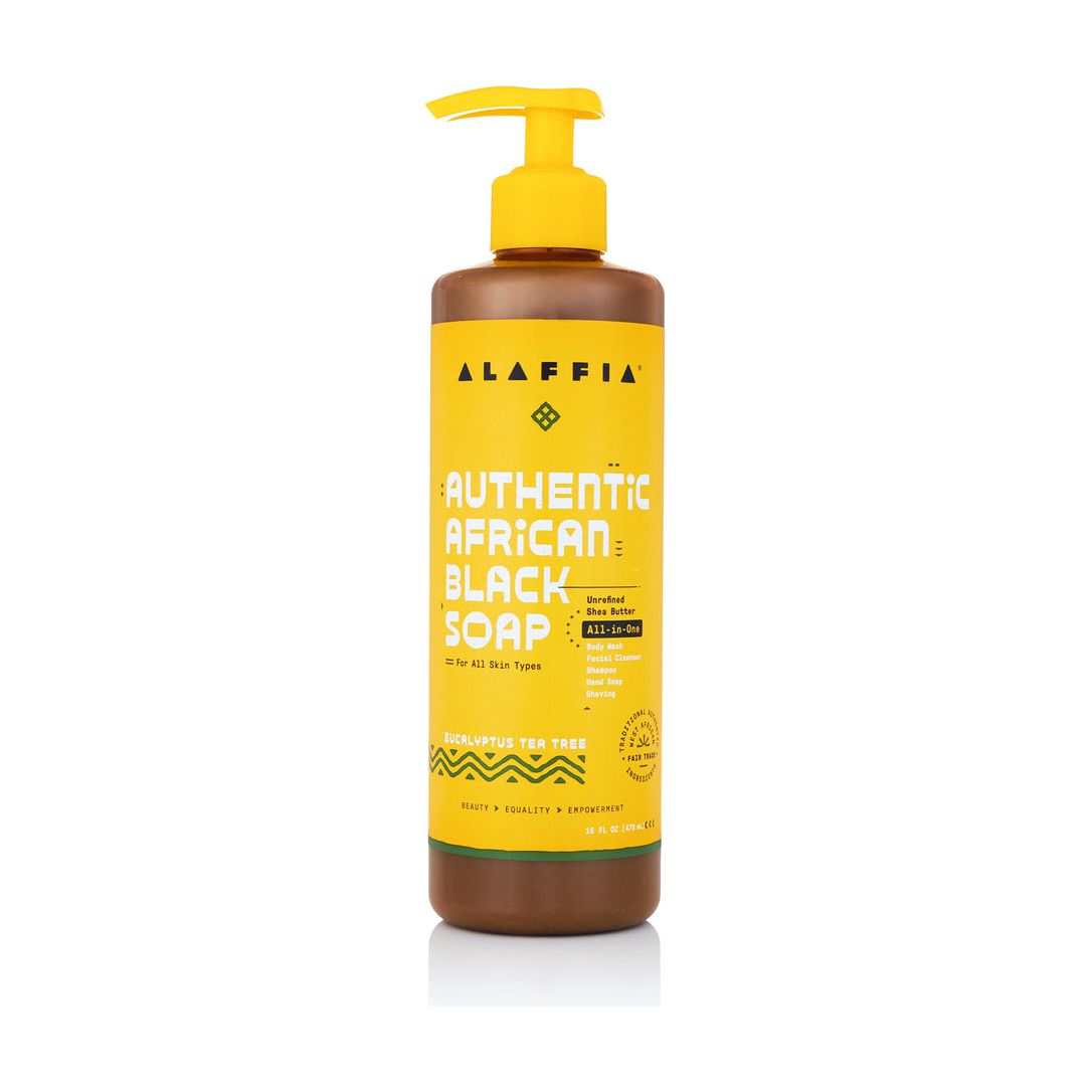 Alaffia Authentic African Black Soap All-In-One Liquid Soap 16fl oz 4 Scents