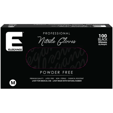 Elegance Nitrile Gloves Powder Free Latex-Free Non-Sterile Strong 100 Pack