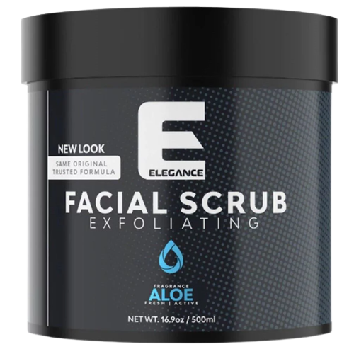 Elegance Exfoliating Facial Scrub 16.9oz Aloe, Mint, Herbs Fresh & Active