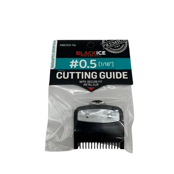 Black Ice BIC031-116 #0.5 (1/16") Clipper Premium Cutting Guides