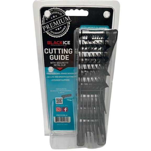 Black Ice BIC031BLA 8-PACK Premium Black Cutting Guides