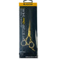 Black Ice Adjustable Tension Stainless Steel Off Set Grip Shears Gold/Sparkle