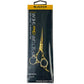Black Ice Adjustable Tension Stainless Steel Off Set Grip Shears Gold/Sparkle