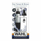 Wahl 5560-3808 Ear, Nose & Brow Wet/Dry 2in1 Personal Trimmer (AA Battery Incl.)