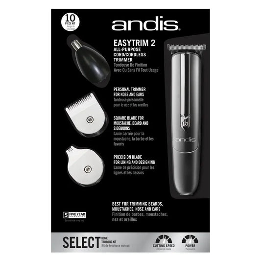 Andis #23300 EasyTrim 2 Home Trimming 10PC Kit